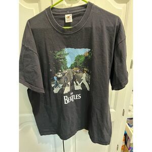 The Beatles Abbey Road Apple Corps 2012 Men’s Black T Shirt Size XXL